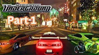 NFS Underground Definitive Edition - (Full Game play & Walk Through) (Part1) 4K 60FPS