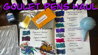 Goulet Pens Haul Unboxing and Maintenance Supplies