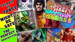 Super Villain Babysitter TIER LIST LIVESTREAM!