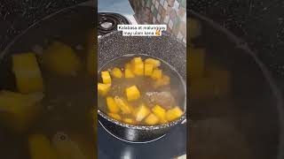 Kalabasa at Malunggay may ulam kana #shortvideo  #masarapnaulam  #masustansya #youtube  #tipidrecipe