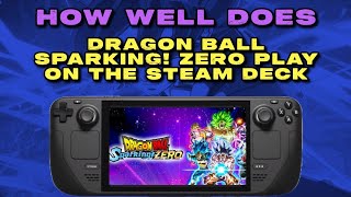 Dragon Ball Sparking! ZERO on The Steam Deck