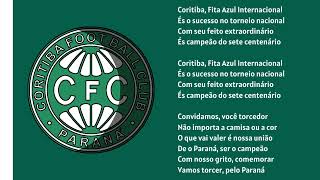 Coritiba Fita Azul - Música em alusão a conquista da Fita Azul