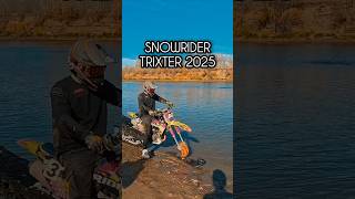 Сноубайк по воде! Заводской тест нового трака Dominator 2025 #snowbike #snowrider #trixter #wendigo