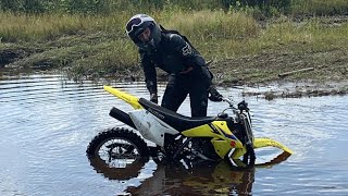 SINKING a brand new Dirtbike (Suzuki drz 125)