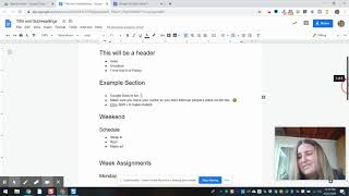 Titles and Headings in Google Docs