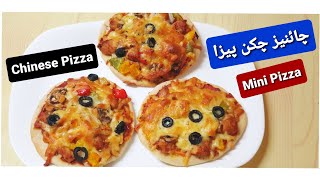 Mini Pizza with Chinese Chicken//Chinese Chicken Pizza//Mini Pizza for Kids//Pizza Recipe