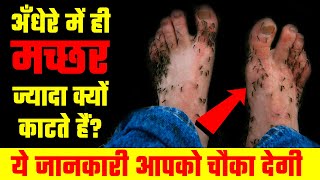 मच्छर अँधेरे में ही ज्यादा क्यों काटते हैं? जानकर चौक जाएँगे | Mosquito Facts in Hindi