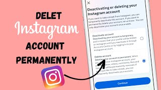 How to delete Instagram account permanently || New Updates