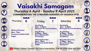 Chalda Vaheer Vaisakhi Smagam 2023 - Rainsbhai