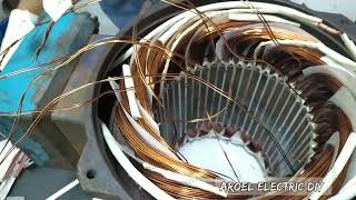 Finishing Rewinding Elektromotor