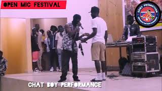 CHAT BOY PERFORMANCE @SONINKARA OPEN MIC FESTIVAL AT NDOWS HALL