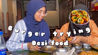 Vlog#70:Medical university friends forcing me to try desi food & paan|Going to Mirchilli