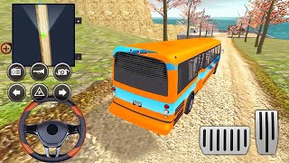 Offroad Bus Driving Simulator Games - City Transit Passengers Coach Bus Drive - Android Gameplay