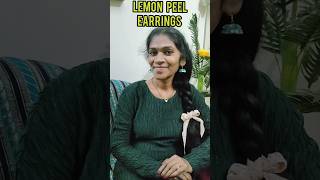 first Time in YouTube | Lemon peel earrings #lightweight #earrings #jhumka #2024 #new #kankibali