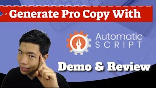 Automatic Script Demo & Review & Tutorial- Best Copywriting Software Or Funnel script Alternative?