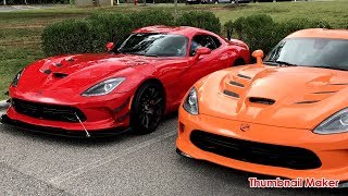 Two Amazing Cars! Dodge Viper ACR Extreme and a Viper TA!