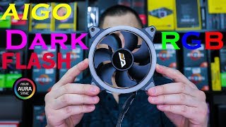 Aigo DarkFlash Aura Sync Fans Review | Best RGB Fans For The BUDGET?