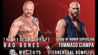 "BAD BONES" JOHN KLINGER vs. TOMMASO CIAMPA (Falls Count Anywhere Match @ SWE Turbulence 2)