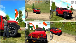 Indian car simulator modified Thar Roxx 👿🚩🚩#thar @mggaming0442