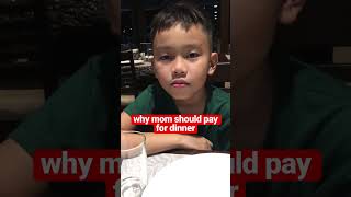 Why Mommy Should Pay for Dinner? | Mommyland Journey