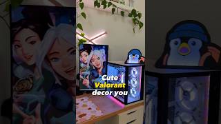 Cute Valorant decor ✨ #valorant #cozygaming #valorantgaming