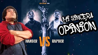 Rapder vs Hander - Batallas Cannabicas 5 // Mi Sincera Opinión