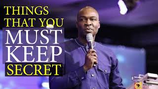 THINGS THAT YOU MUST KEEP SECRET//APOSTLE SELMAN JOSHUA