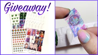 420 Water Decals for Nails and GIVEAWAY!