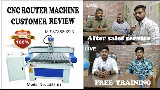 Cnc Router Machine Customer Feedback Video M-9878880993