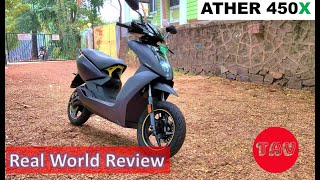 Ather 450x Review | Real World Riding Experience | The Autovedi