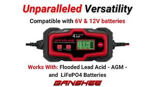 Best 6 and 12 volt charger for Lead Acid, AGM and Lifepo4 Batteries!