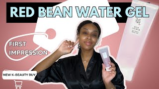 Red Bean Water Gel | First Impression | Korean Beauty