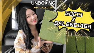 ĐẬP HỘP GUCCI X BALENCIAGA TRIPLE S SNEAKER | ARIA COLLECTION | Unboxing | MIMI OFFICIAL