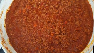 Simple Spaghetti Sauce +pasta prepare with Meat grinder