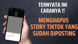 Cara Menghapus Story di Tiktok