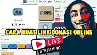 Cara buat link donasi online terbaru 2024