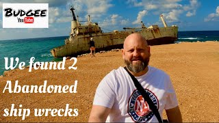 While on holiday in Cyprus we found 2 abandoned ships