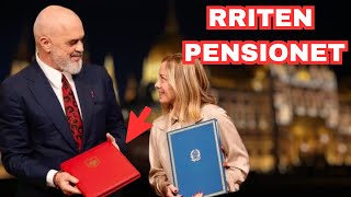 LIGJI I PENSIONEVE ! Edi Rama SHPALL Rritjen e Pensioneve ne Shtator