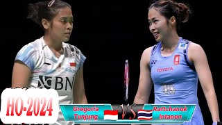 Gregoria Mariska Tunjung vs Rattchanok Intanon || R16 Hongkong Open 2024