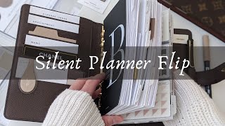 SILENT PLANNER FLIP | 2021 Planner Set Up | Louis Vuitton Agenda