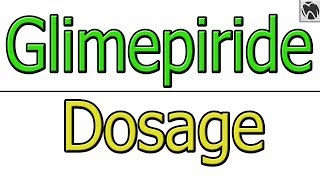 Glimepiride Dosage - Amaryl (Glimepiride) Tablets Dose