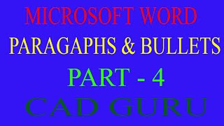 how to get bullets to line up in word ( HINDI )