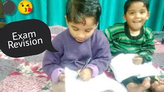 Exam Revision//Maths Exam ki Hogayi Tayari#nursery#bhattvlog