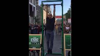 HANG CHALLENGE! EDINBURGH FESTIVAL FRINGE 2019. NEXT WINNER! HANG ON THE BAR FOR 100 SEC & WIN £100!