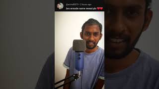 TAMIL ASMR FAMILY ONE PERSON NAME REVEAL ARVIND #TAMILASMR