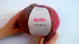 Katia Azteca. Video. Yarn. 50% Schur wolle, 50% polyacryl