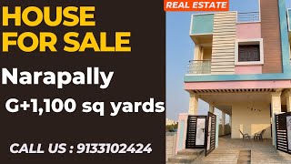 House for sale|| Narapally|| 100 sq Yards G+1@Sigmaproperties||