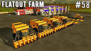 farming Simulator 22 Flatout Farm Timelapse Ep #58  Mega Farm fs22 gameplay