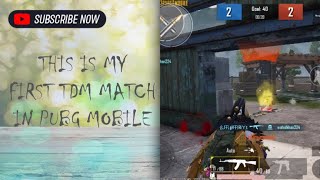 My first TDM Gameplay #pubgmobile #pubglover #youtubevideos #ytviralvideo