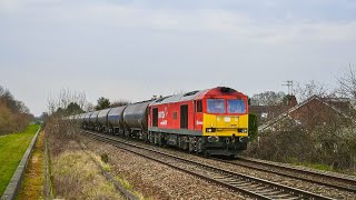 60007 on the Humber Tanks near Nottingham 2022